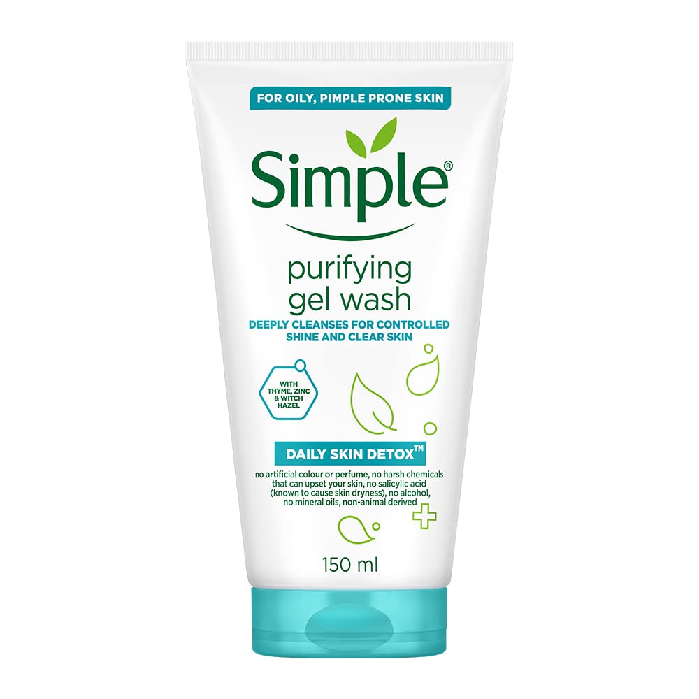 Simple Daily Skin Detox Purifying Gel Facial Wash �150ml
