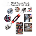 48-In-1 Universal Multi-Function Wrench 360? Rotary Adjustable Spanner for Nuts & Bolts
