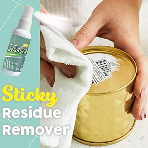 Sticky Stuff Remover Gel Spray, Portable Surface Safe Adhesive Remover, Ideal for Sticky Stains such as Bubblegum, Adhesive, Tape, Label Residue (30ML)