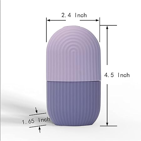 Ice Face Roller Comfortable to Grip Skin Care Beauty Ice Face Roller Mold- (Random Color)