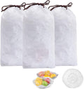 100pcs Disposable Flexible Transparent Plastic Food Storage Bags �Resealable &amp; Multi-Purpose - Food-Grade Fresh-Keeping, Dust &amp; Insect-Proof, Kitchen Accessories - Disposable Food Wrap