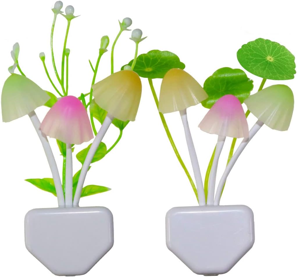 Mushroom LED Night Light For Home  ( random color )