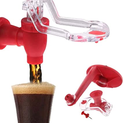 Cold Drink Dispenser Stand with Tap | Bottle Beverage Dispenser Stand with Tap/Plastic Bottle Dispenser Fountain for Cold Drink &amp; Fizz Saver | Party Bar Buffet Dispenser for Home,Picnic