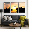 Set of 3 Premium Wall Art Photo Tiles �Modern Home Decor Sets 8x11
