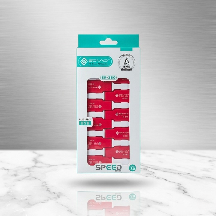 SPEED (SOVO) 10-in-1 Card Reader Pack �Multi Memory Card Reader with High Speed Data Transfer Support