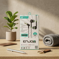 SOVO SH-15 Stereo Earphone Handsfree �High Quality Wired Earphones with Deep Bass, Clear Sound & Comfortable Fit for Calls & Music