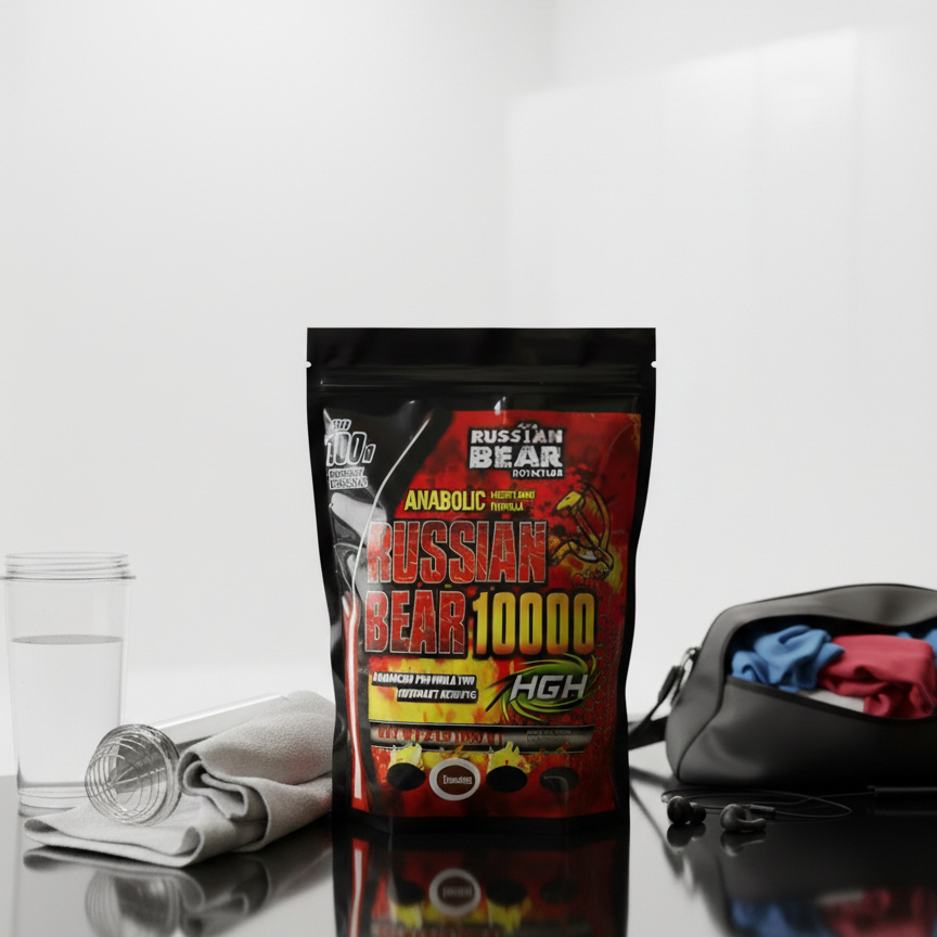 Russian Bear 10000 �Chocolate Anabolic Weight Gain Formula | High-Calorie Mass Gainer for Extreme Muscle - 2lbs Growth & Strength