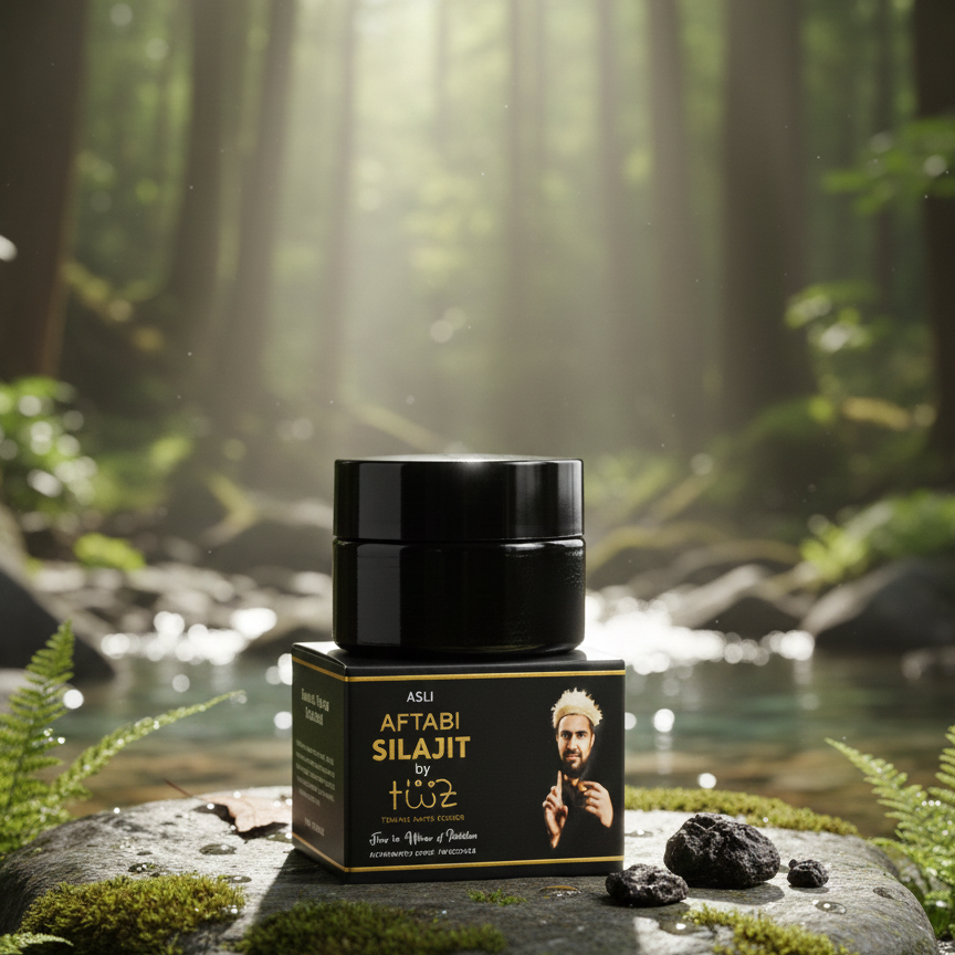 ASLI AFTABI SHILAJIT by T W Z: Pure Himalayan Gold Resin - Traditional Ayurvedic Supplement for Wellness, Energy, and Vitality (30g)
