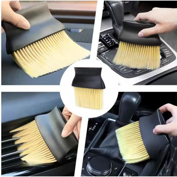 Car Interior Cleaning Brush Durable Quality Comfortable Grip Reliable Performance Effective Dust Removal