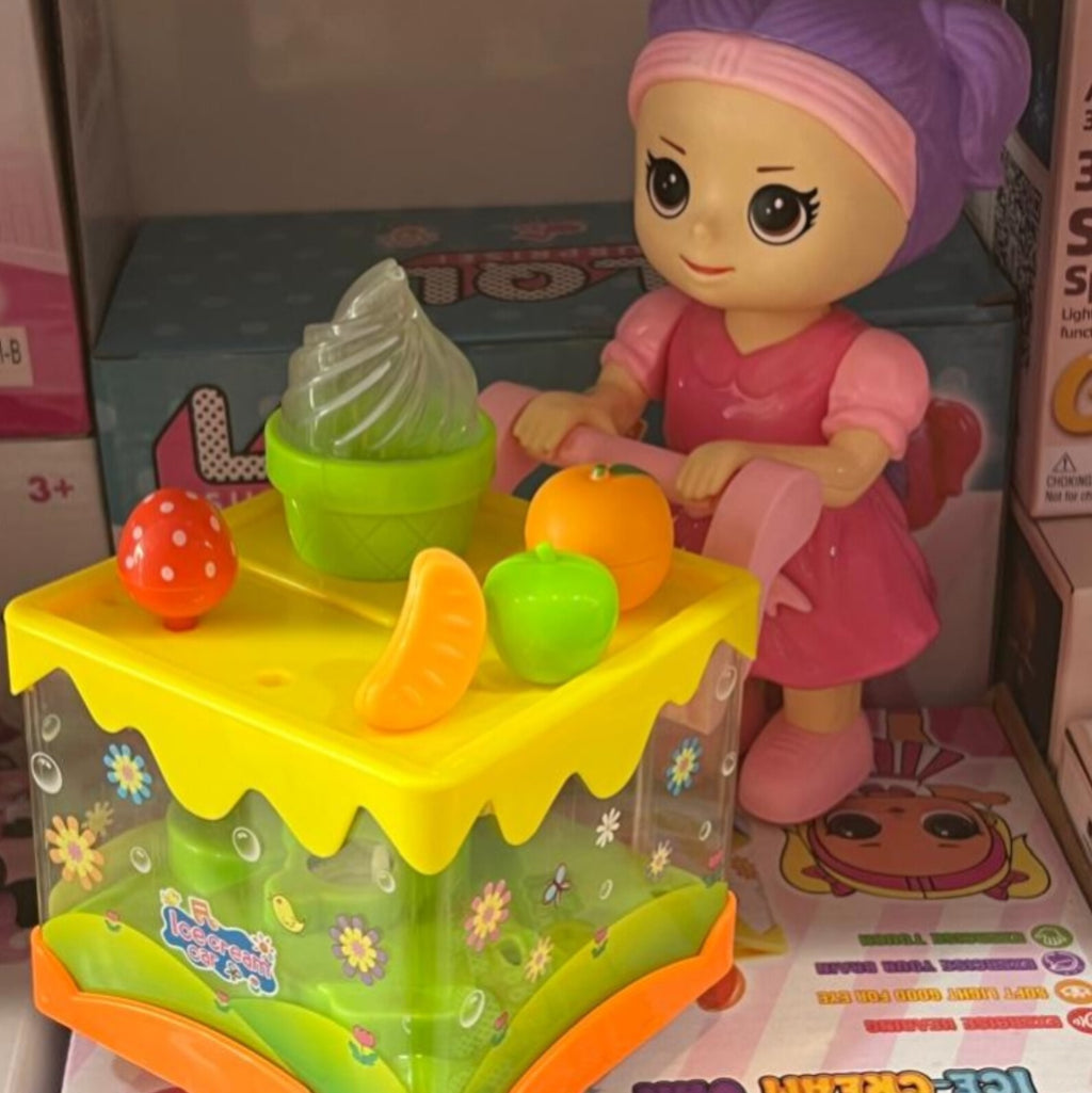 LQL Surprise Ice Cream Van �Fun Playset for Kids with Colorful Design and Interactive Features