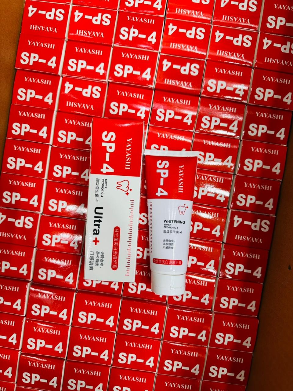 Yayashi SP-4 Ultra Whitening Toothpaste 150ml �Probiotic Stain Remover for Bright, Healthy Teeth