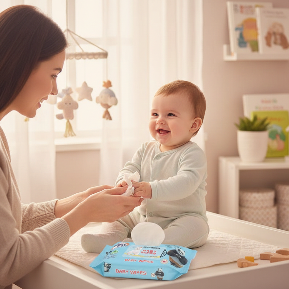 Mother Choice Baby Wipes �Original | Gentle & Affordable Baby Wipes for Effective Cleaning - Pack Of 70 Wipes