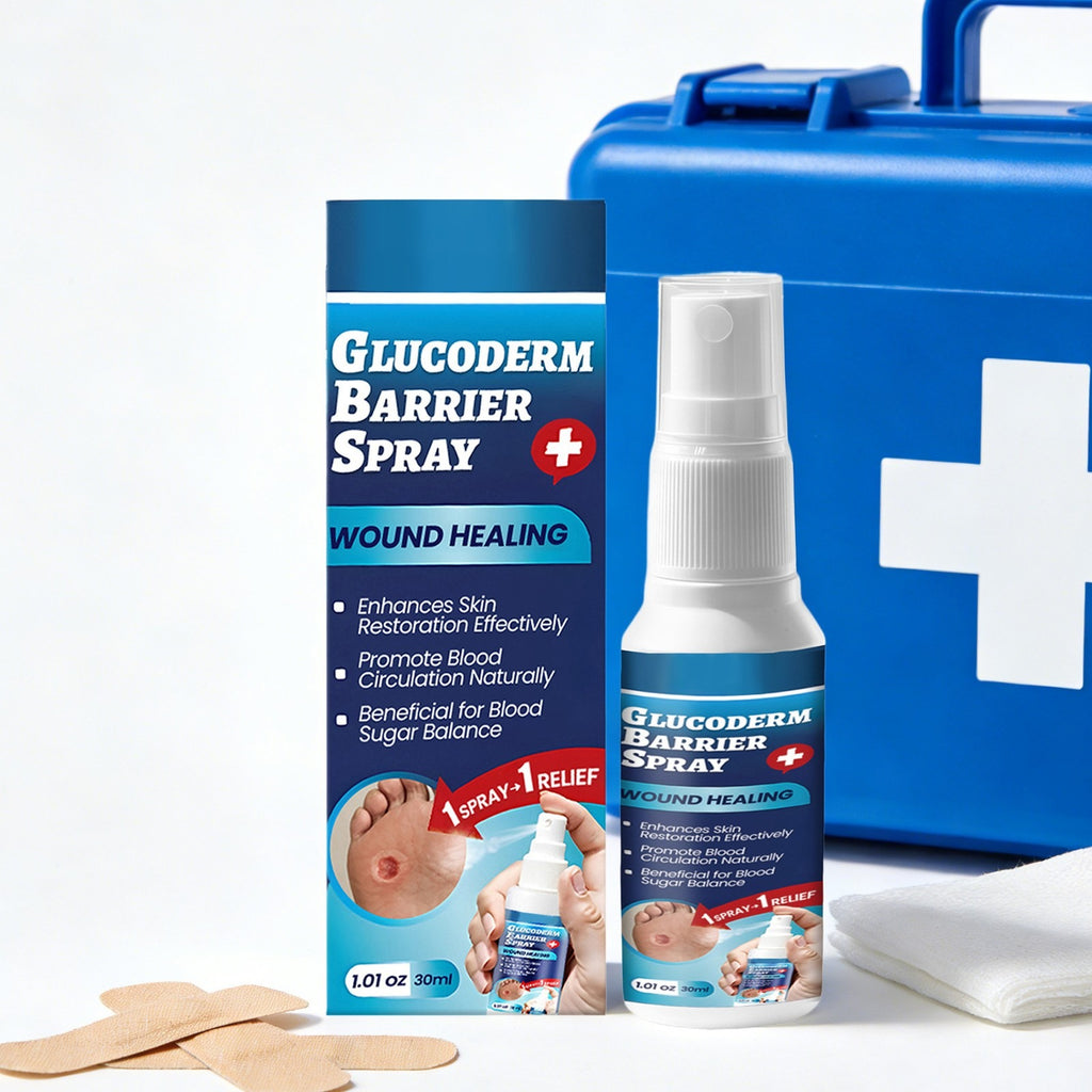 GlucoDerm Barrier Spray For Wound Healing And Skin Restoration | 30ml
