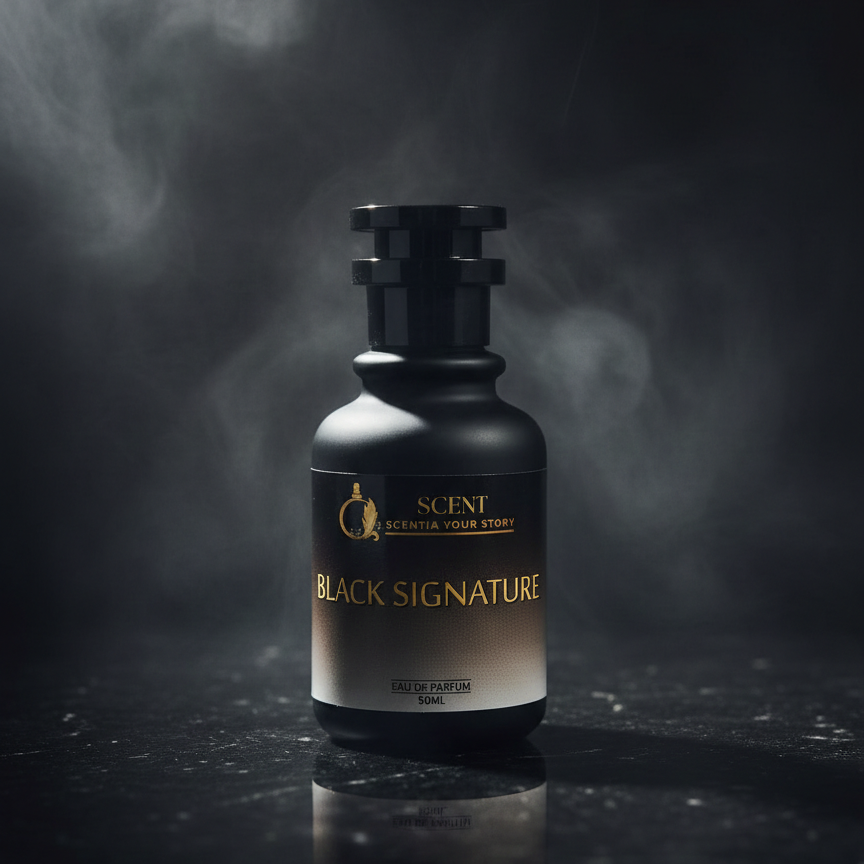 Scentia Your Story Black Signature Perfume �Everglow Edition Long-Lasting Luxury Fragrance ~ 50 ML