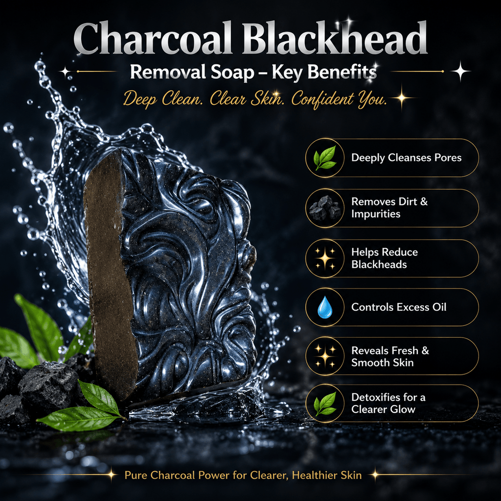 Charcoal Blackhead Removal Soap