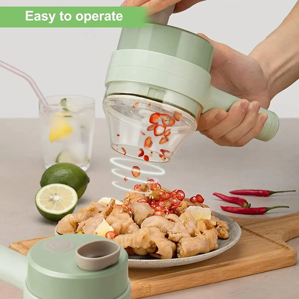 Electric Handheld Vegetable Cutter Slicer Multifunctional Food