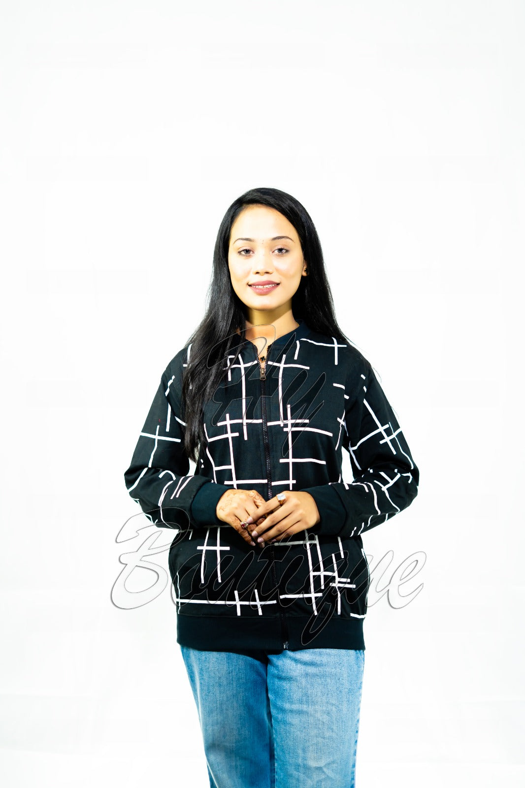 Rockstyle Women? White Lining Winter Jacket | Stylish, Warm & Comfortable Outerwear for Ladies �Premium Quality medium