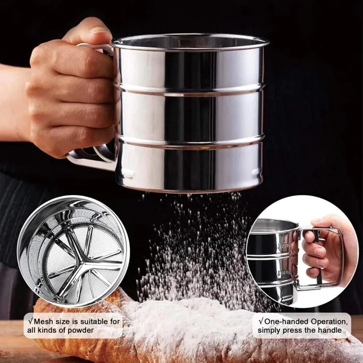 Stainless Steel Flour Sifter For Baking – photo 4