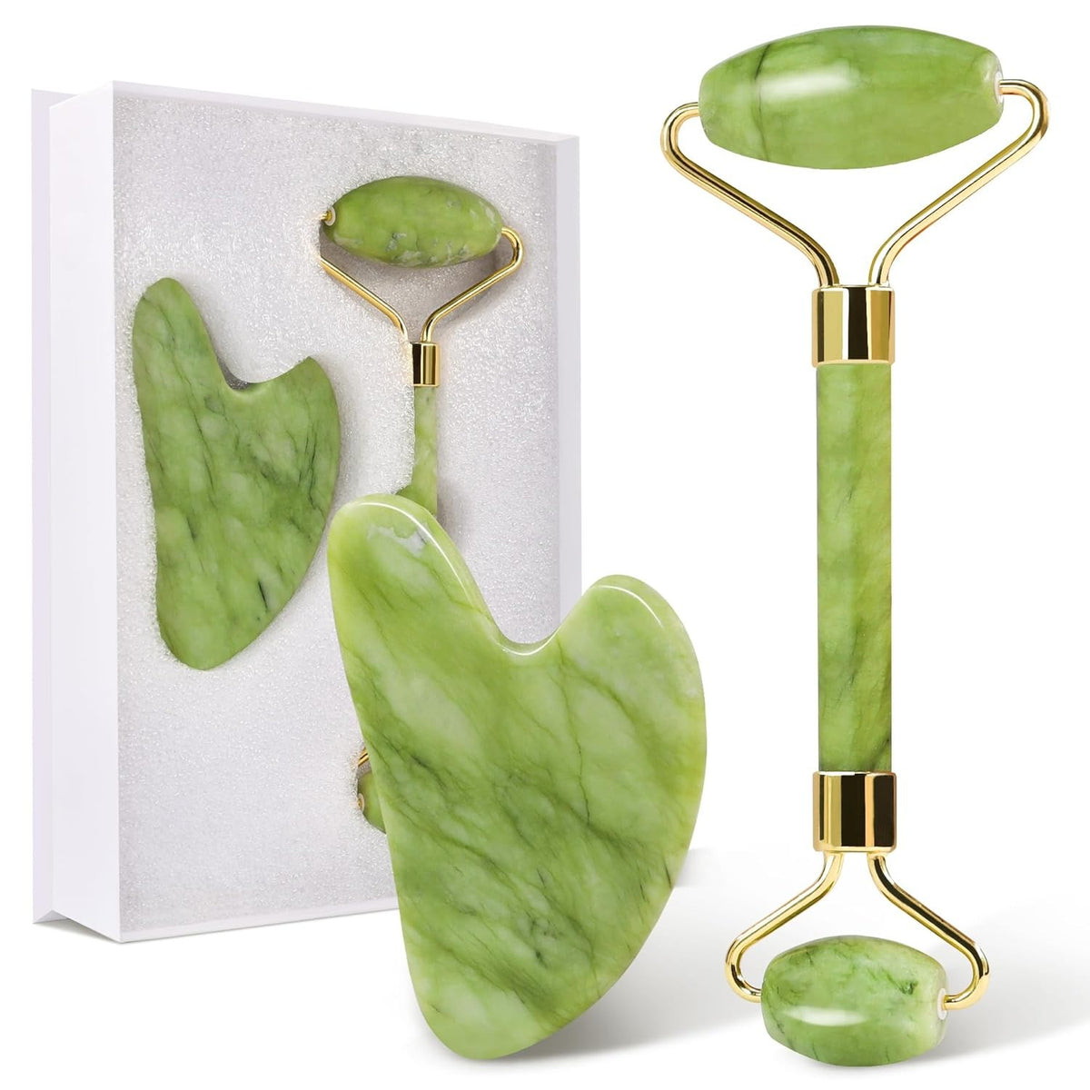 Jade Roller Facial Massager – photo 5
