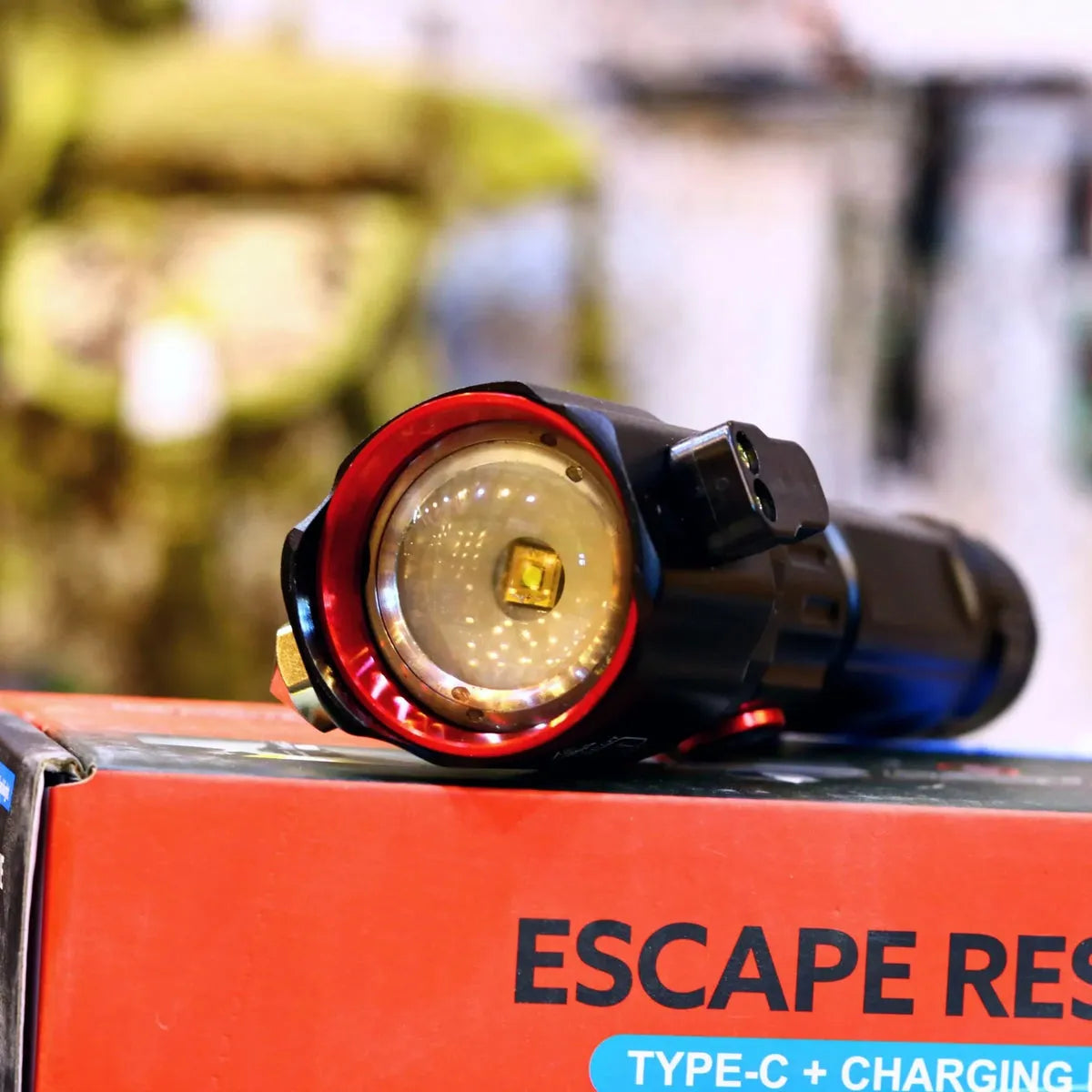Rl-2210 Multifunctional Rechargeable LED Emergency Flashlight with Side Work Light &amp; USB Charging �Ultra-Bright, Portable &amp; Durable Torch for Home, Car &amp; Outdoors