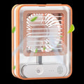 Rechargeable Portable Desktop Air Conditioner USB Mini Air Cooler Fan With Spray Humidifier Purifier | 3 Speed