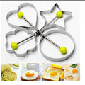 Stainless Steel Egg Molds Set of 4 Shapes