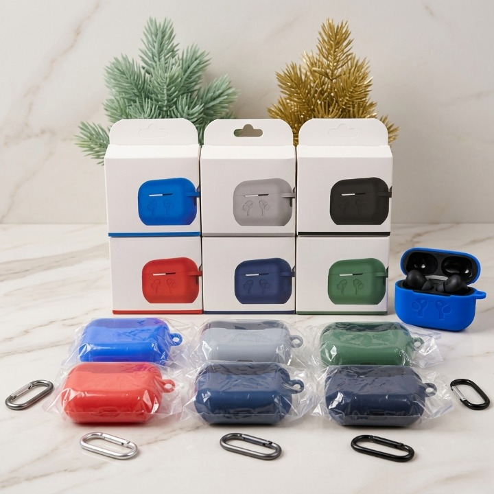 Silicone Case for AirPods Pro / Pro 2 - High Quality Protective Cover - Random Color