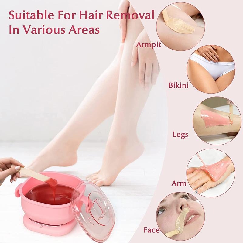 Portable Foldable 400ML Silicone Wax Warmer �Travel-Friendly Hair Removal Heater For Body & Spa Use | Random Color