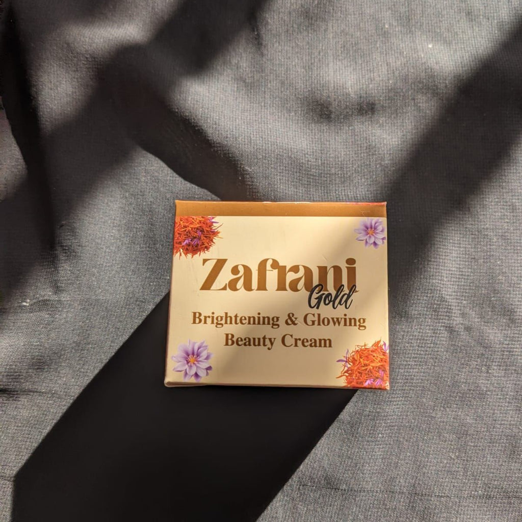 Zafrani Gold Brightening & Glowing Beauty Cream | 100g | Radiant Skin | Premium Skincare