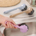Stainless Steel Ball Brush Sponge for Kitchen & Bathroom Cleaning