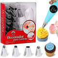 15-Piece Stainless Steel Cupcake Nozzle Set