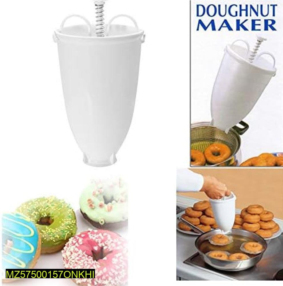 Manual Donut Maker White Plastic Kitchen Use