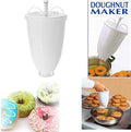 Manual Donut Maker White Plastic Kitchen Use