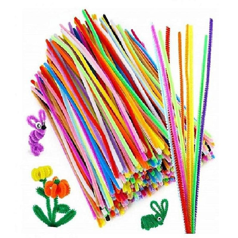 50 Pcs Assorted Color Pipe Cleaners for Kids Craft