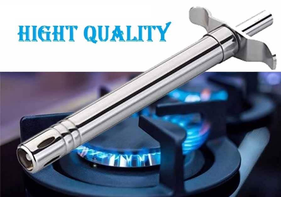 Stainless Steel Gas Lighter Spark Ignition Kitchen Use