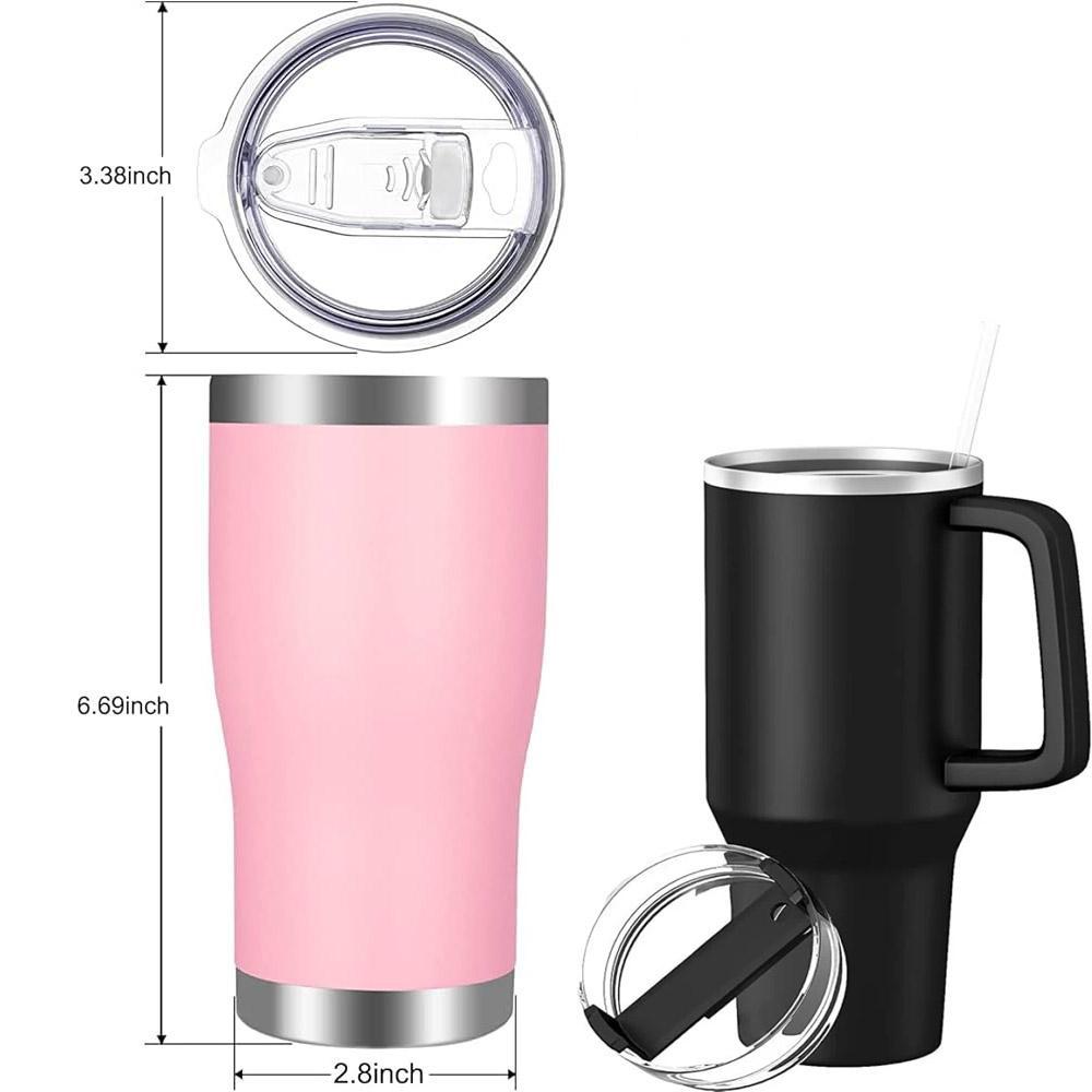 Stainless Steel 40oz Thermos Mug with Handle