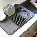 Silicone Dish Drying Rack with Plate Holder