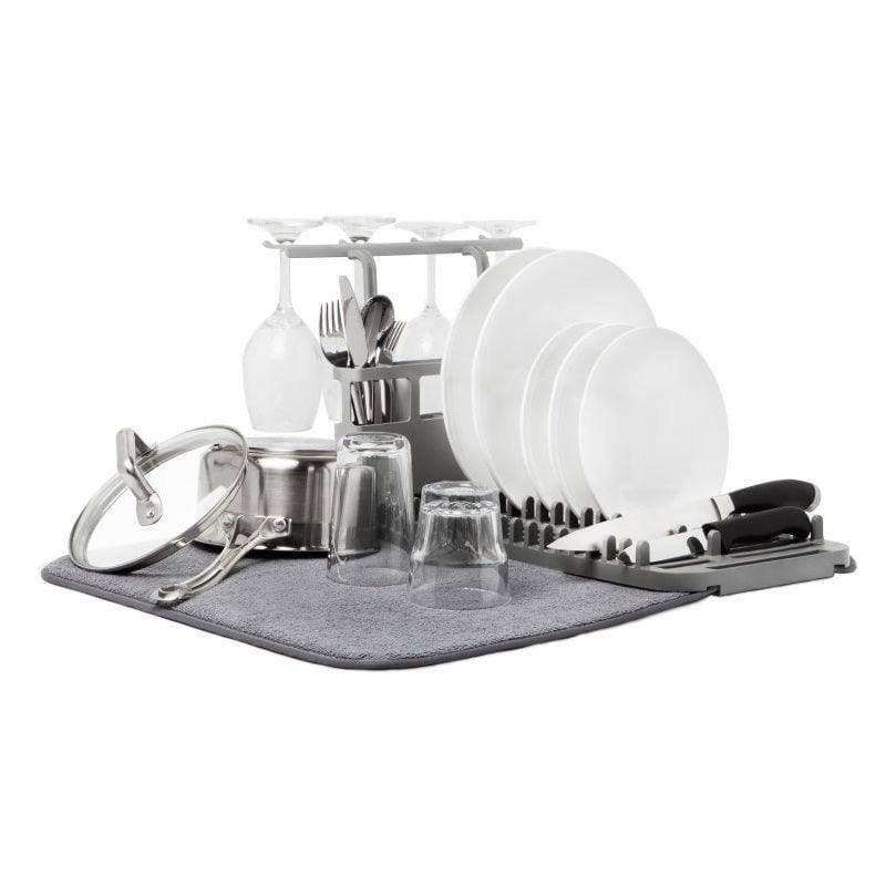 Silicone Dish Drying Rack with Plate Holder