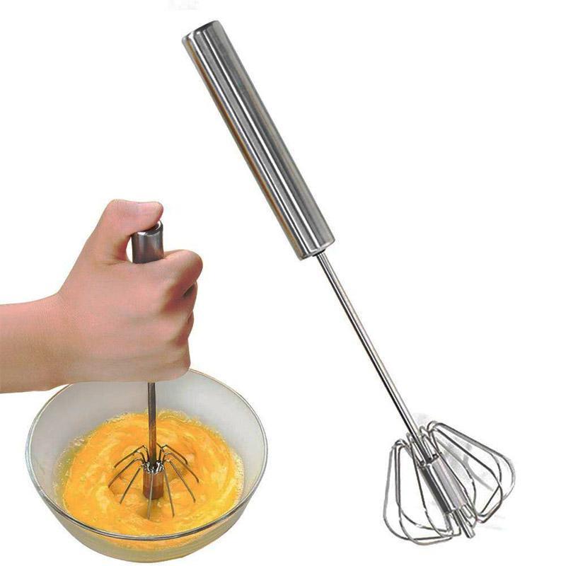 Stainless Steel Hand Mixer Silver Modern Kitchen