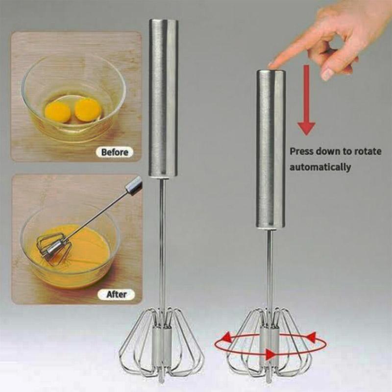 Stainless Steel Hand Mixer Silver Modern Kitchen