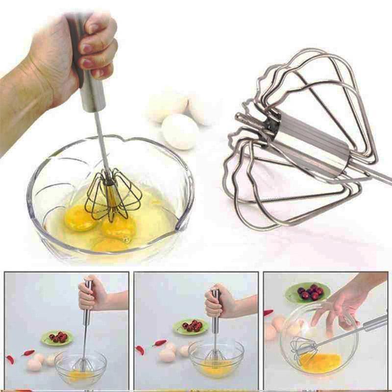 Stainless Steel Hand Mixer Silver Modern Kitchen