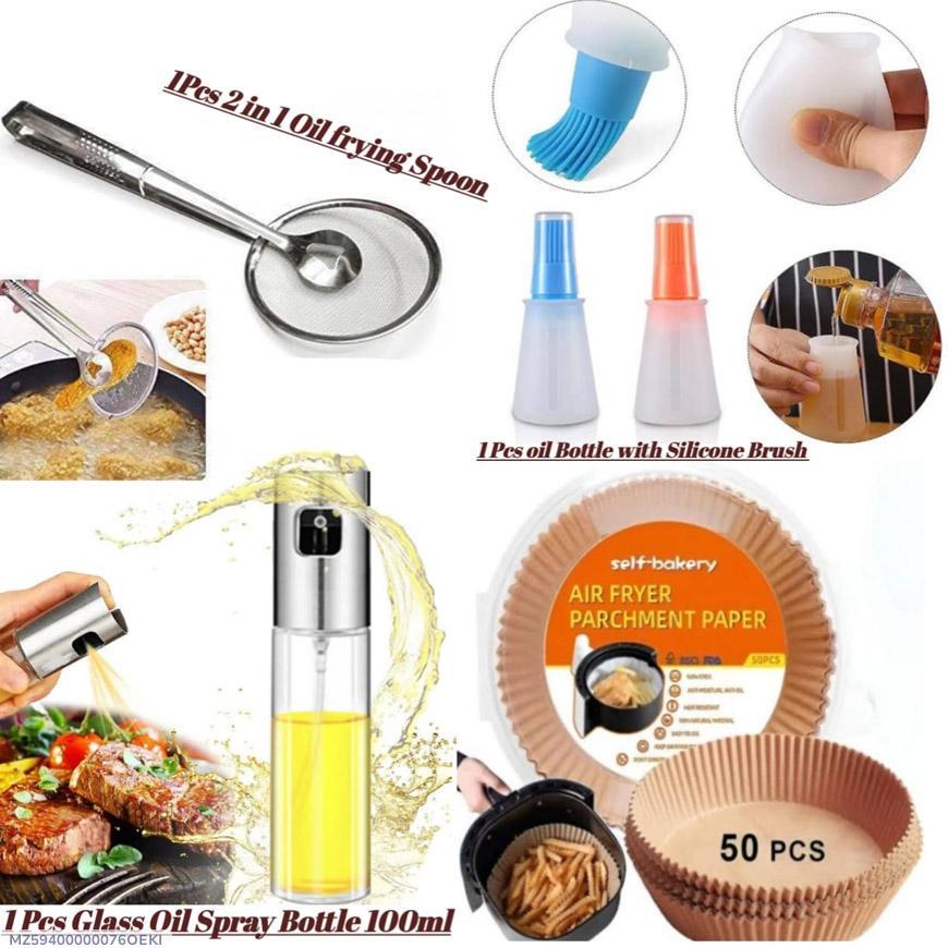 French Fry Basket Holder 4Pcs ABS Cooking Set