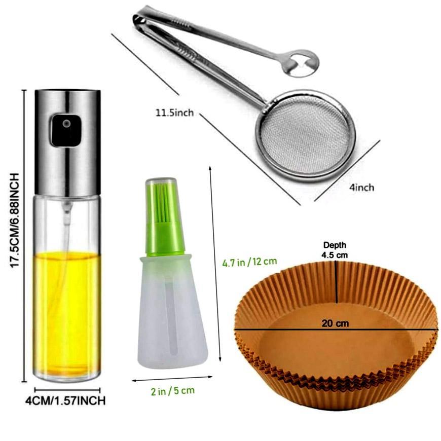French Fry Basket Holder 4Pcs ABS Cooking Set