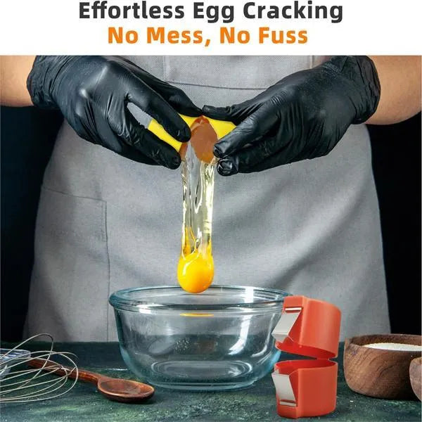 Yellow Egg Shell Cutter ABS Plastic Kitchen Tool