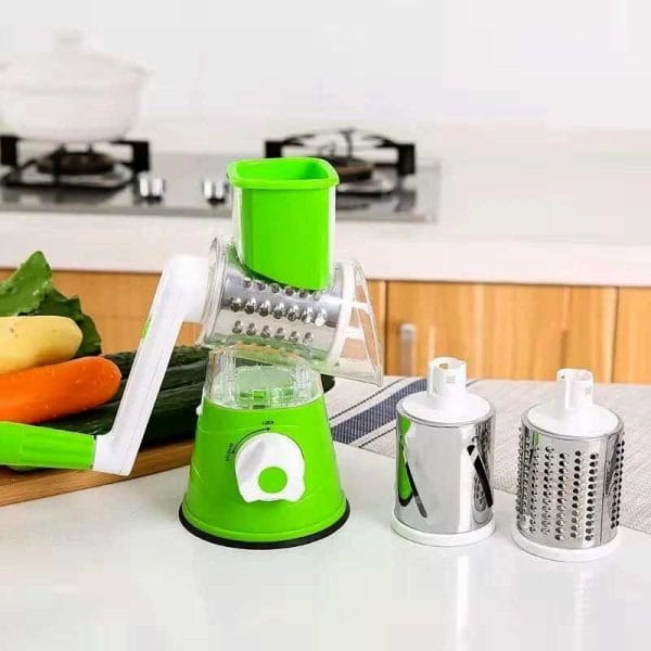 Manual Vegetable Drum cutter Slicer Multifunctional Round