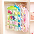 16-Pocket Multifunction Hanging Storage Bag | Door & Wall Mounted Closet Organizer | Random Colour