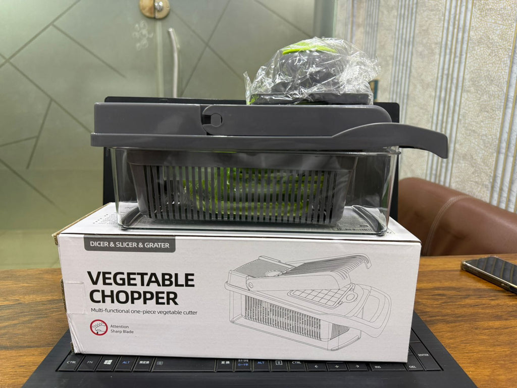Premium 16-in-1 Multifunctional Vegetable Chopper & Slicer with