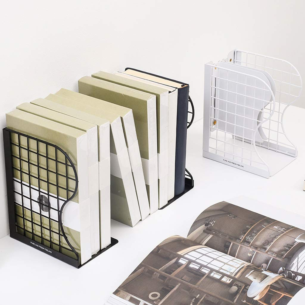1 Pc Desktop Adjustable Bookends-Retractable Book Stand-Nonslip-for Decorative Bookends ( Random Color)