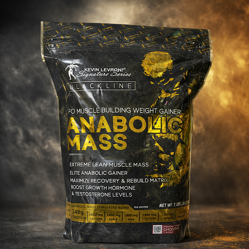 Kevin Levrone Signature Series Black Line Anabolic Mass Pro Muscle Building Weight Gainer �2 LBS (908g)