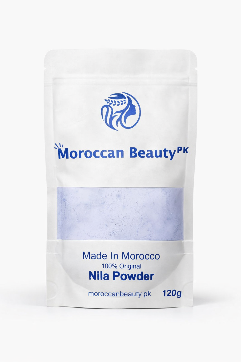 Moroccan Beauty Nila Powder 120g | Original Blue Nila Powder for Skin Brightening & Glow